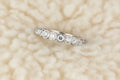 Bezel Half Eternity Ring - 0.24 total carat weight
