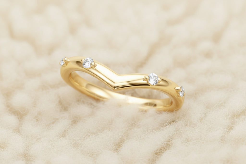 Gold Bubble Ring
