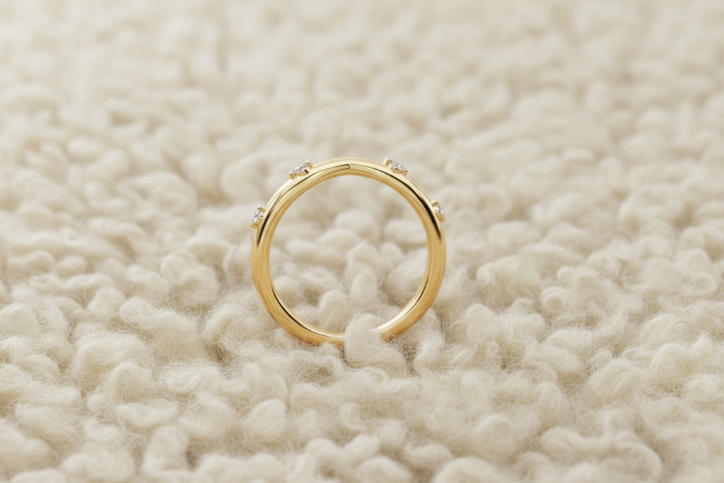 Gold Bubble Ring