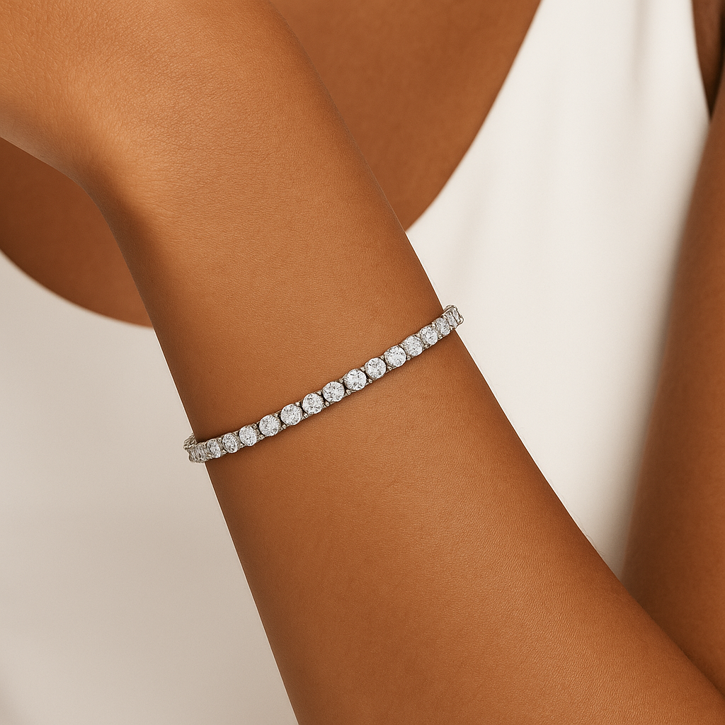 Diana Labgrown Diamond Tennis Bracelet - 3 total carat weight