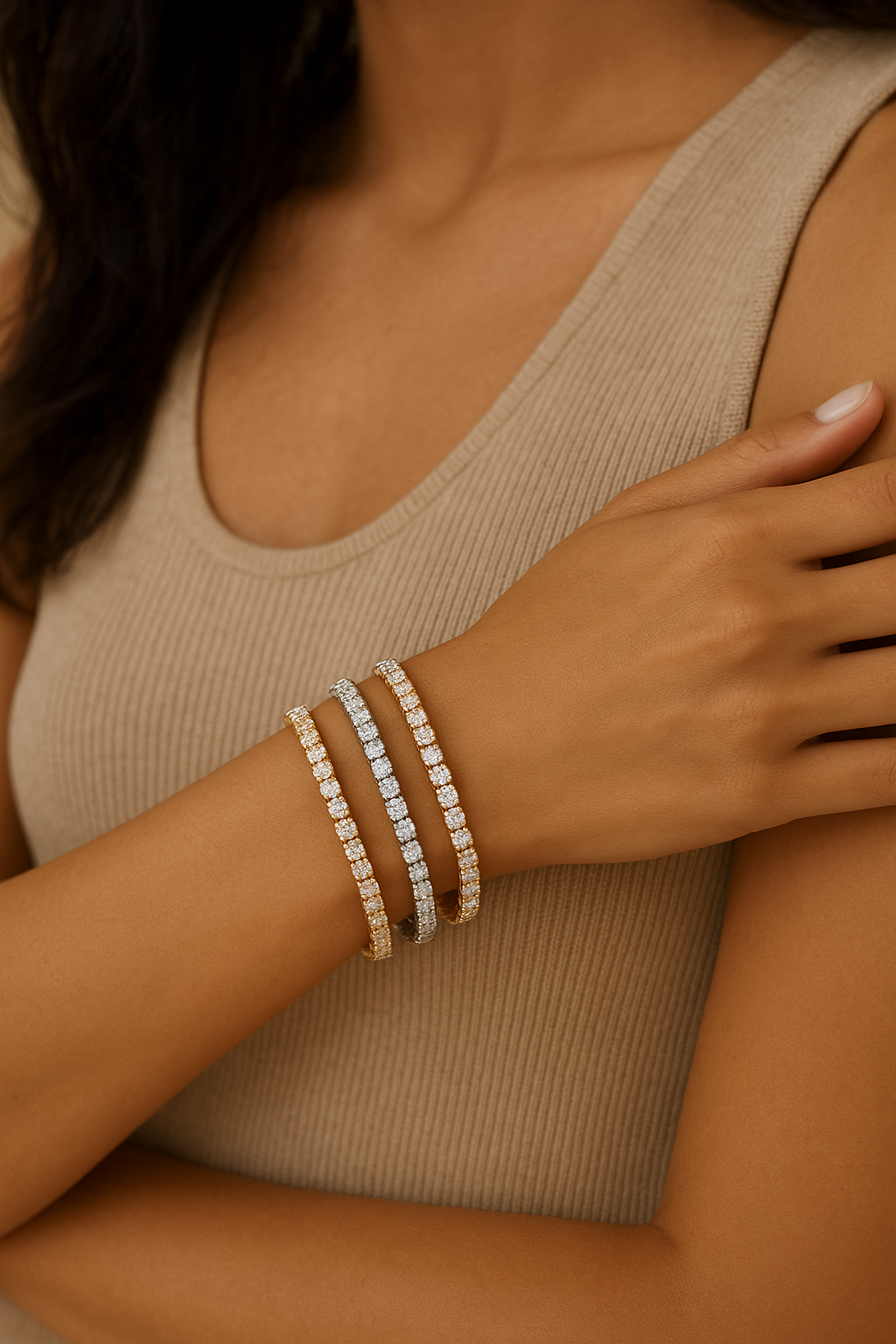 Kate Diamond Tennis Bracelet - 3 total carat weight