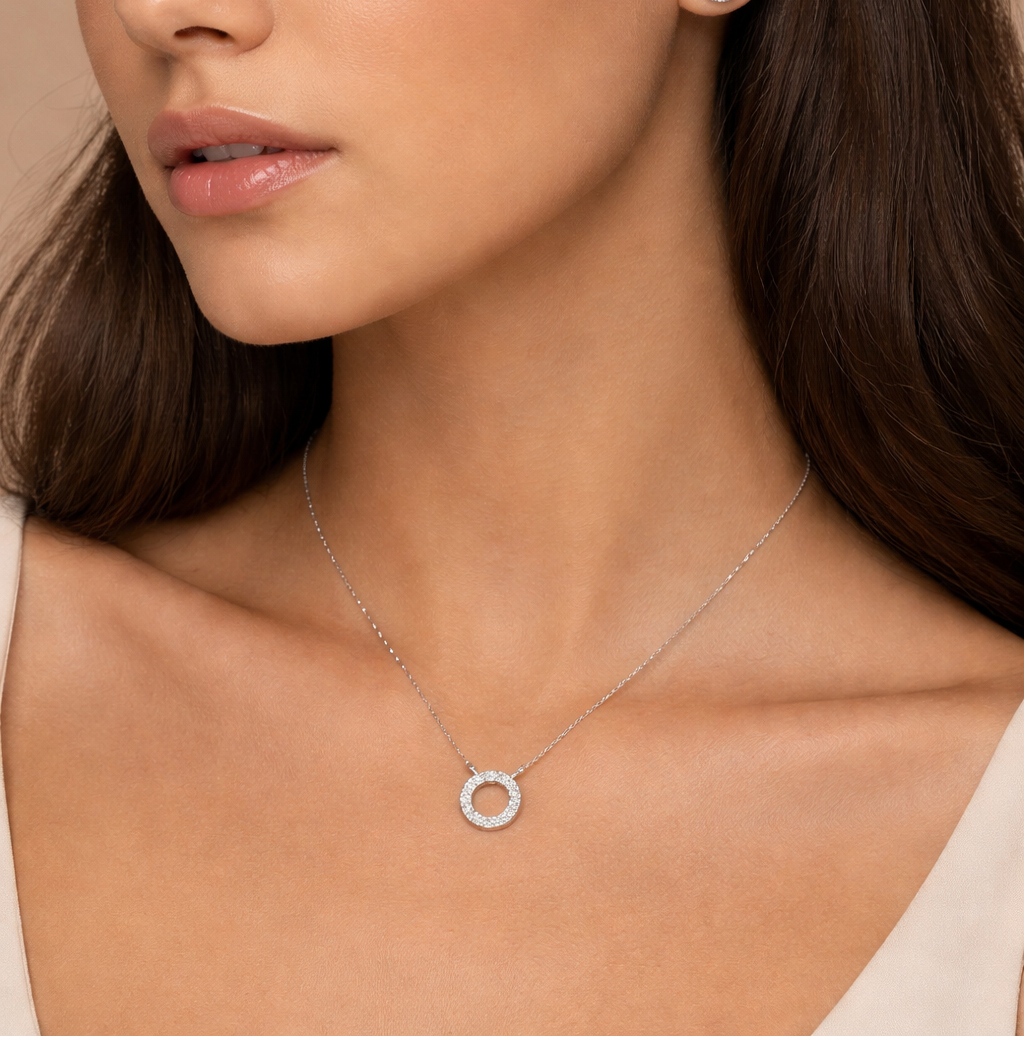 Diamond Letter Necklace