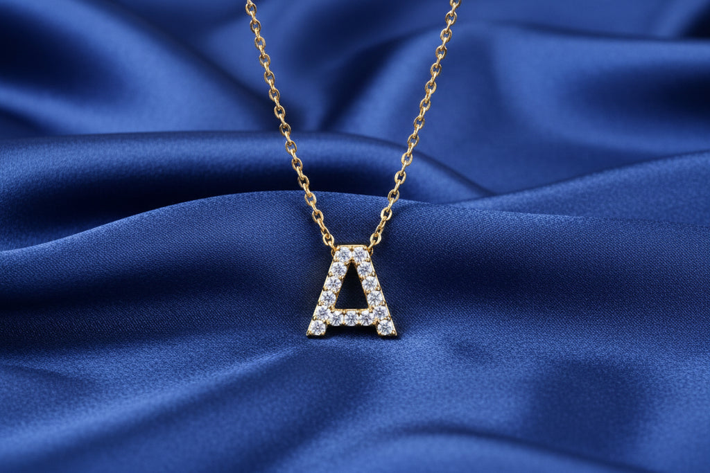 Diamond Letter Necklace
