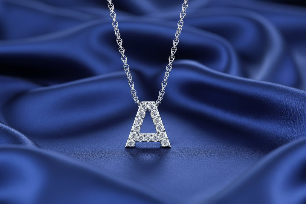 Diamond Letter Necklace