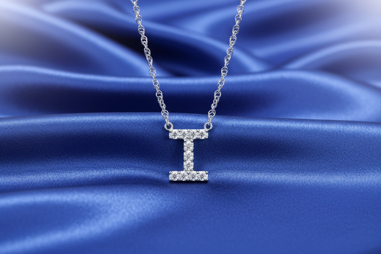 Diamond Letter Necklace