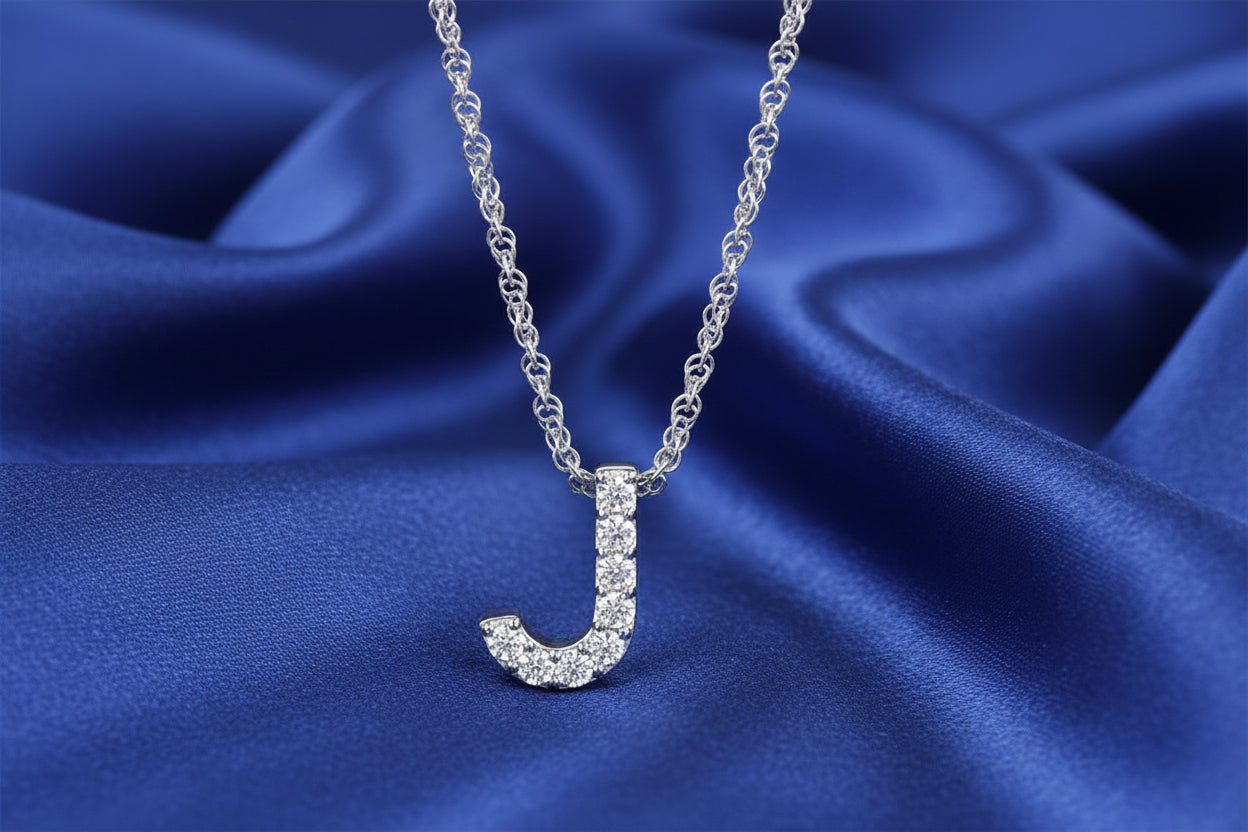 Diamond Letter Necklace