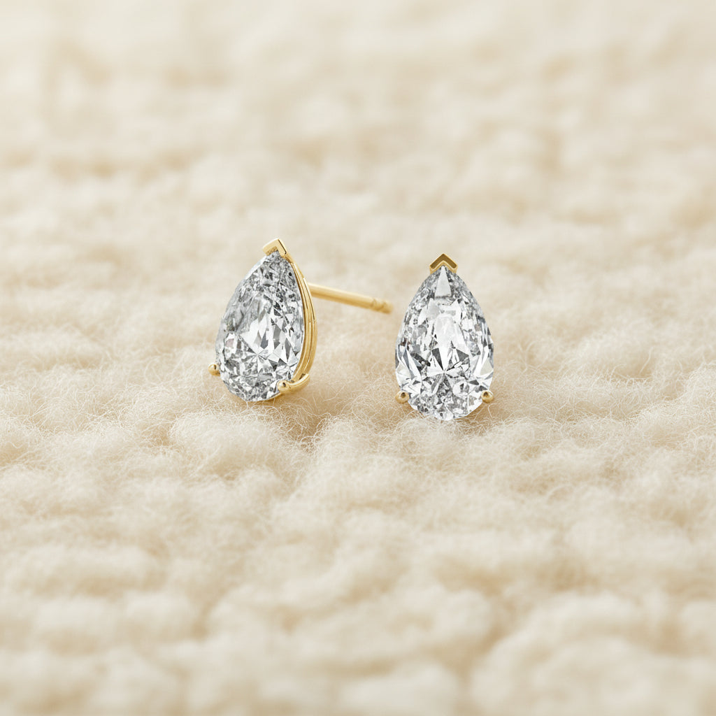 Classic Diamond Studs - 2.0 carat diamonds
