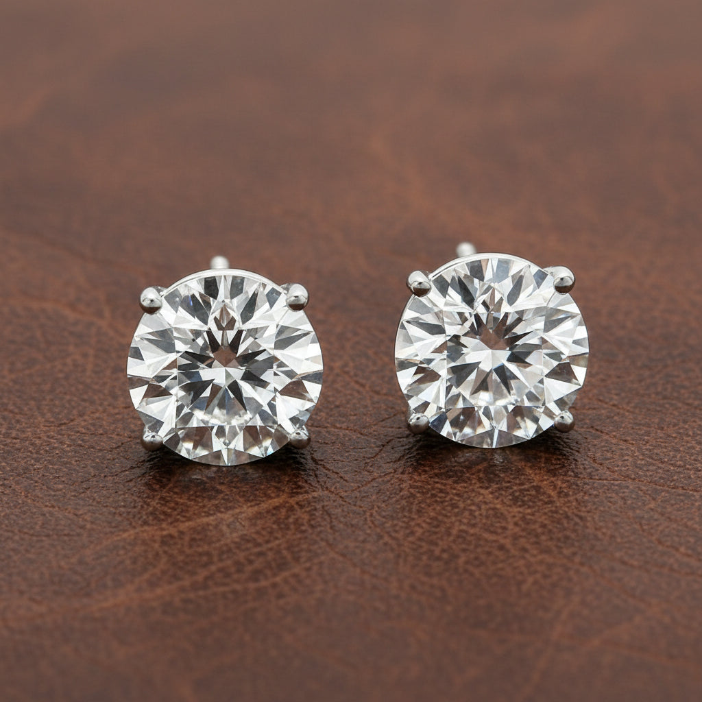 Diamond Stud Earrings