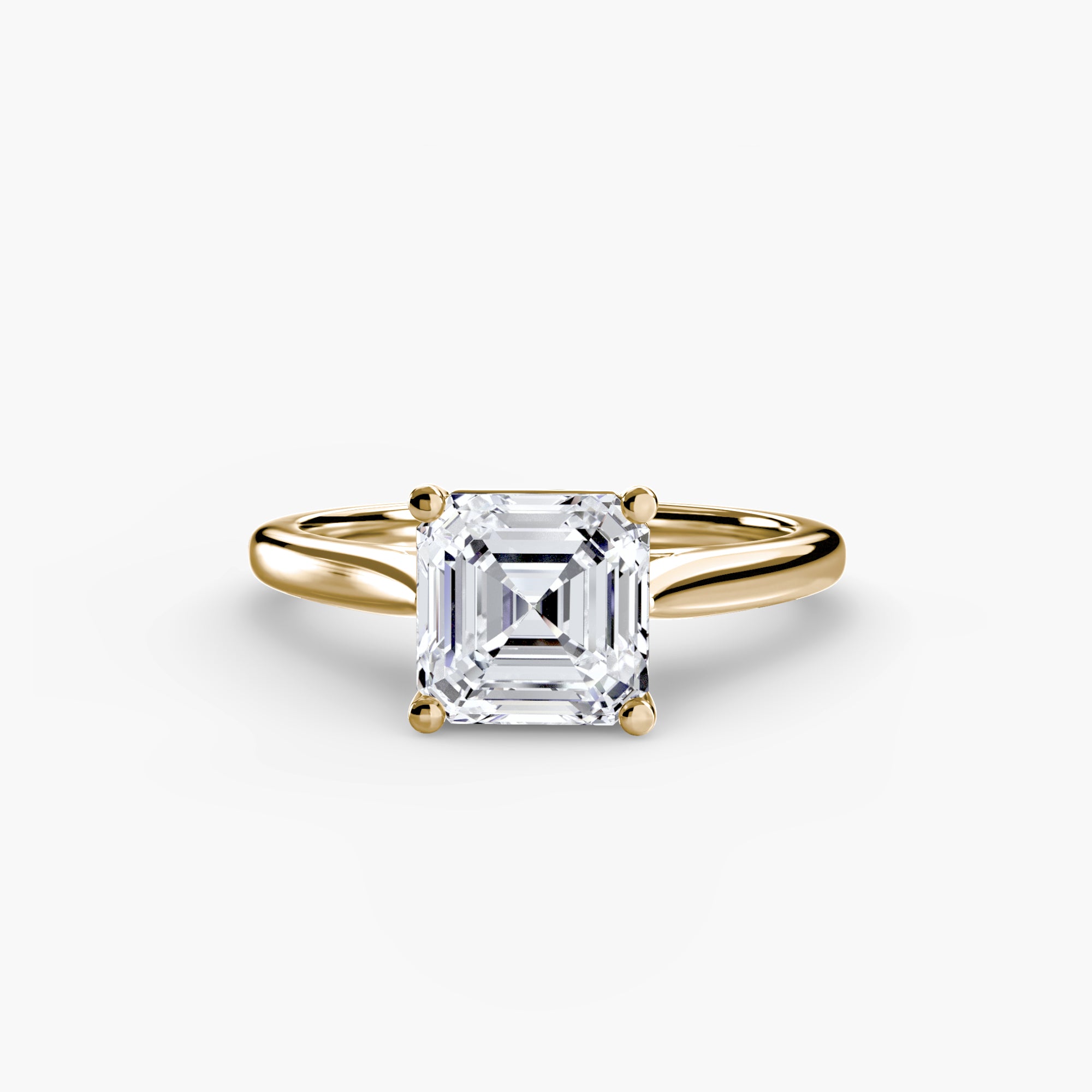Modern Classic Solitaire Ring