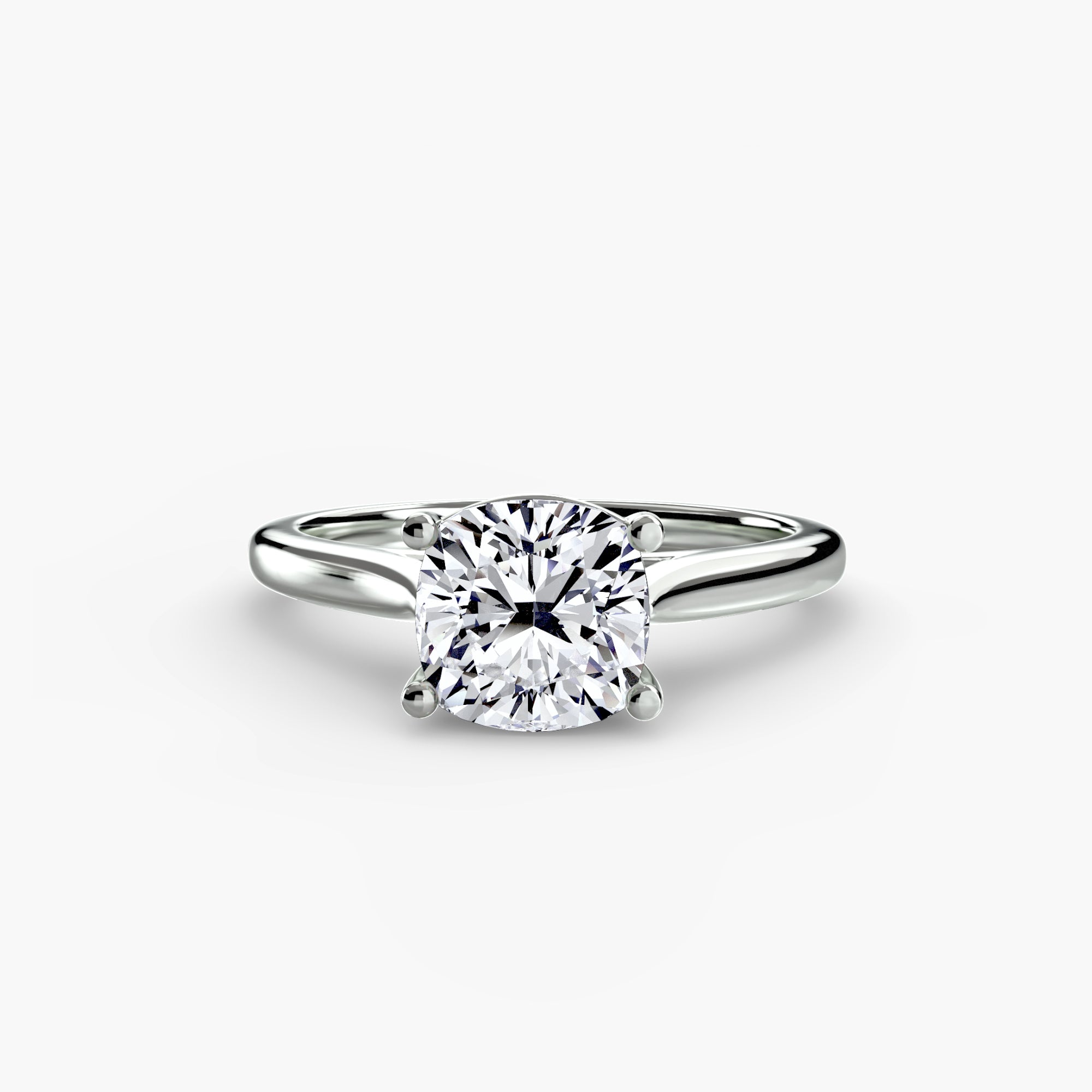 Modern Classic Solitaire Ring