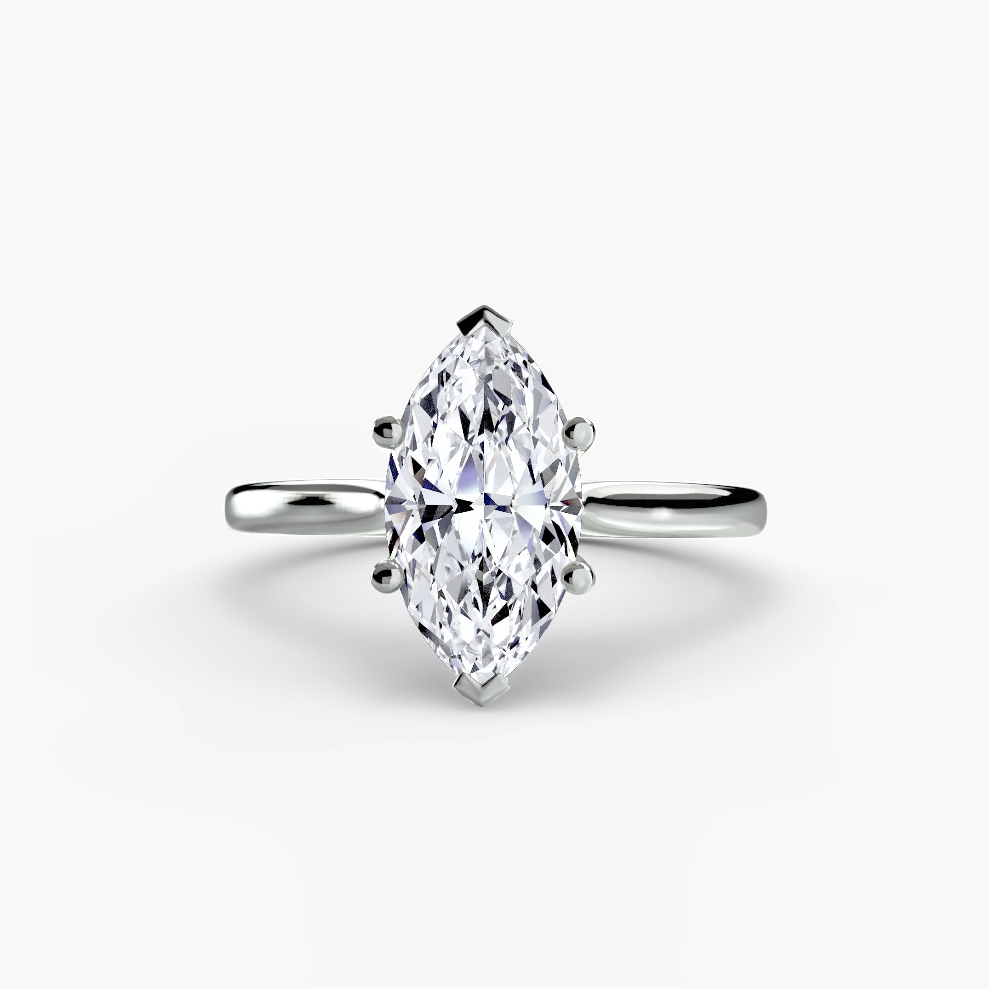 Modern Classic Solitaire Ring