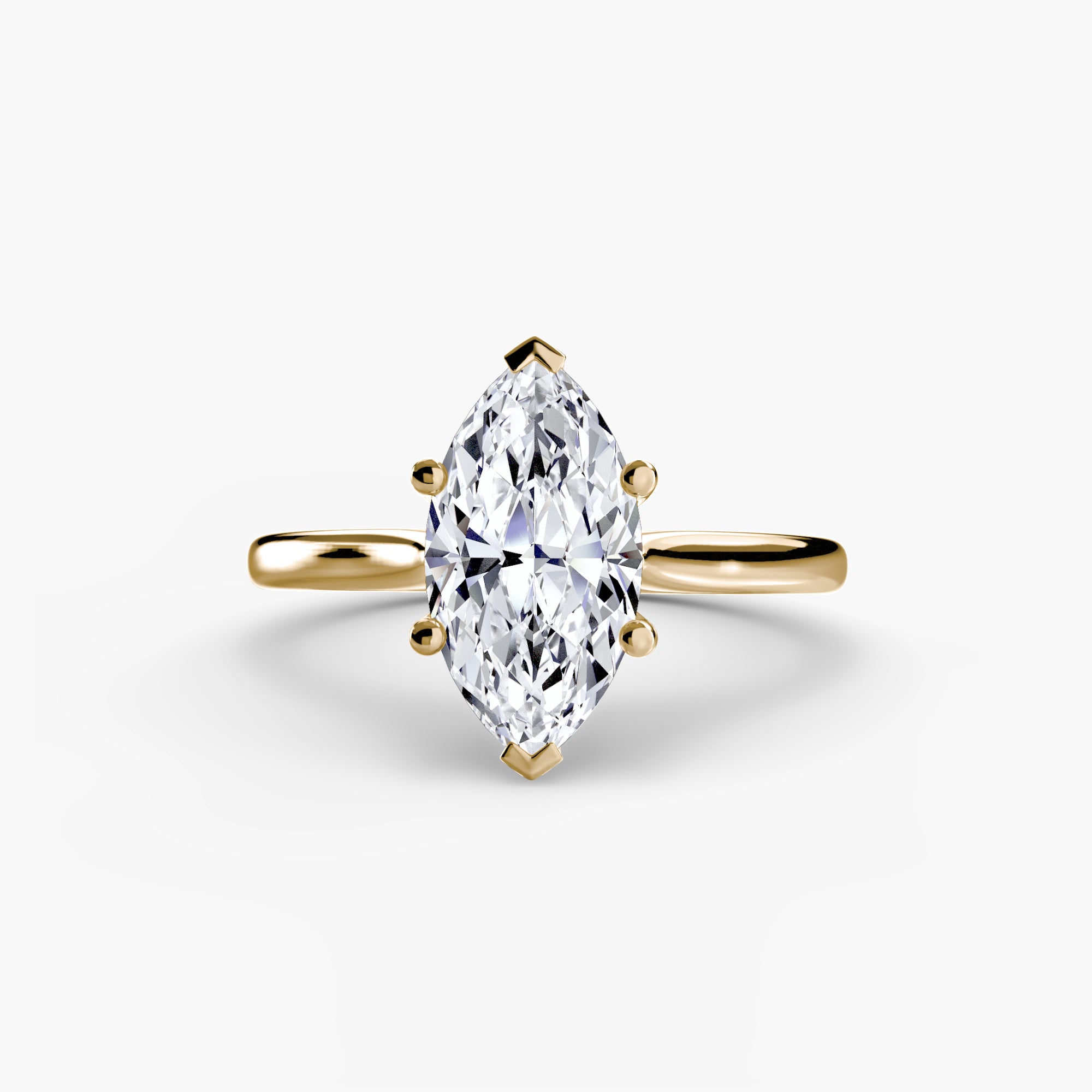 Modern Classic Solitaire Ring