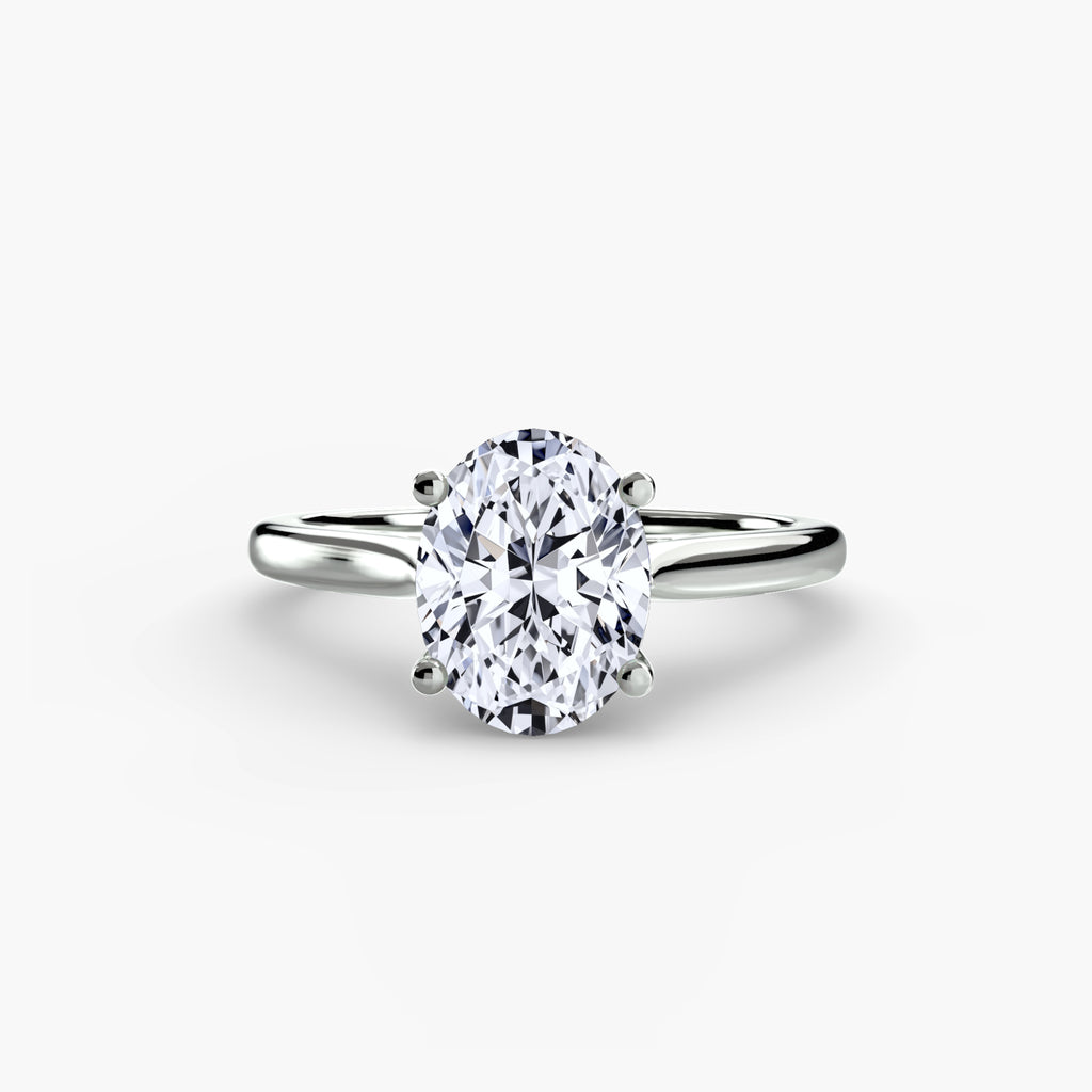 Modern Classic Solitaire Ring