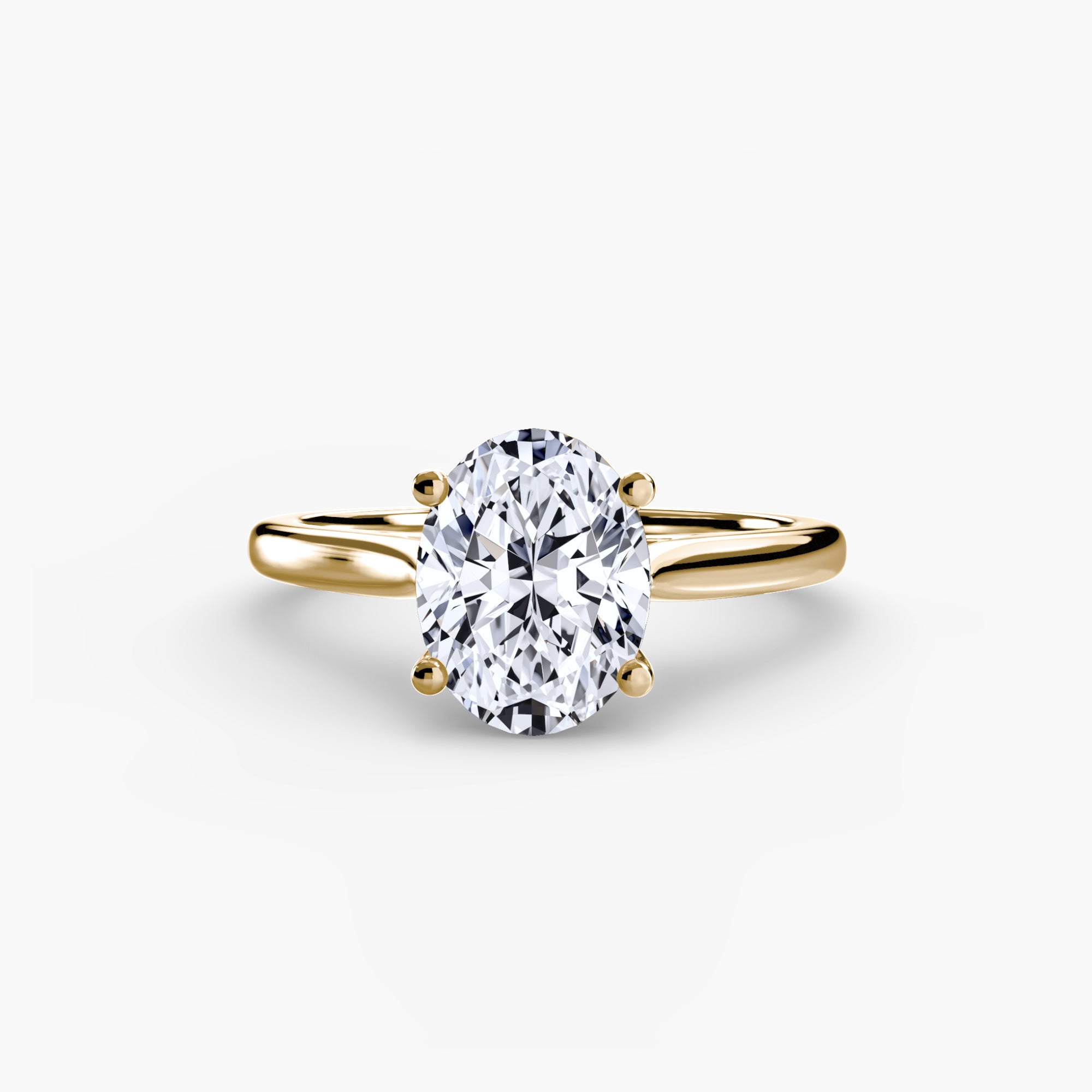 Modern Classic Solitaire Ring