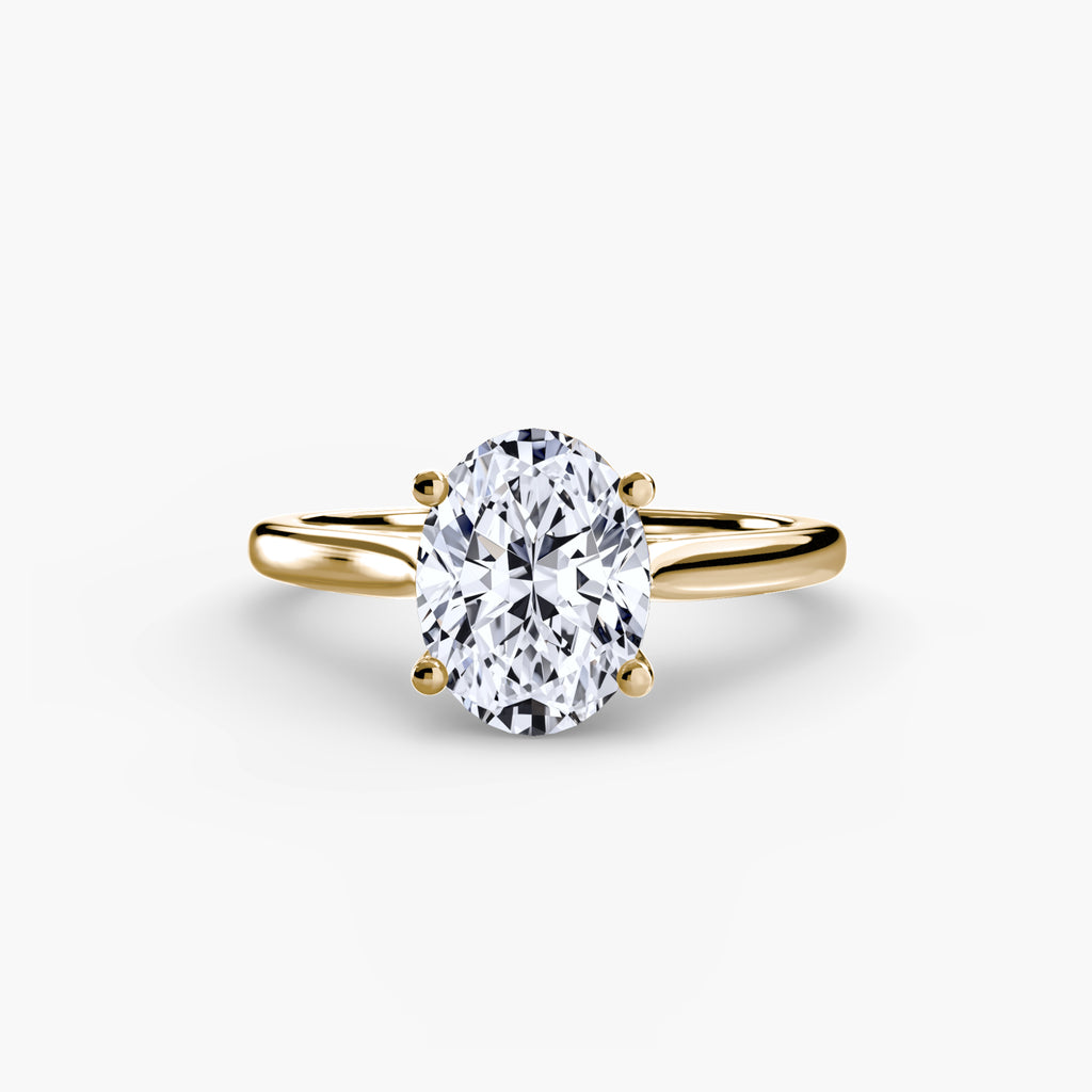 Modern Classic Solitaire Ring