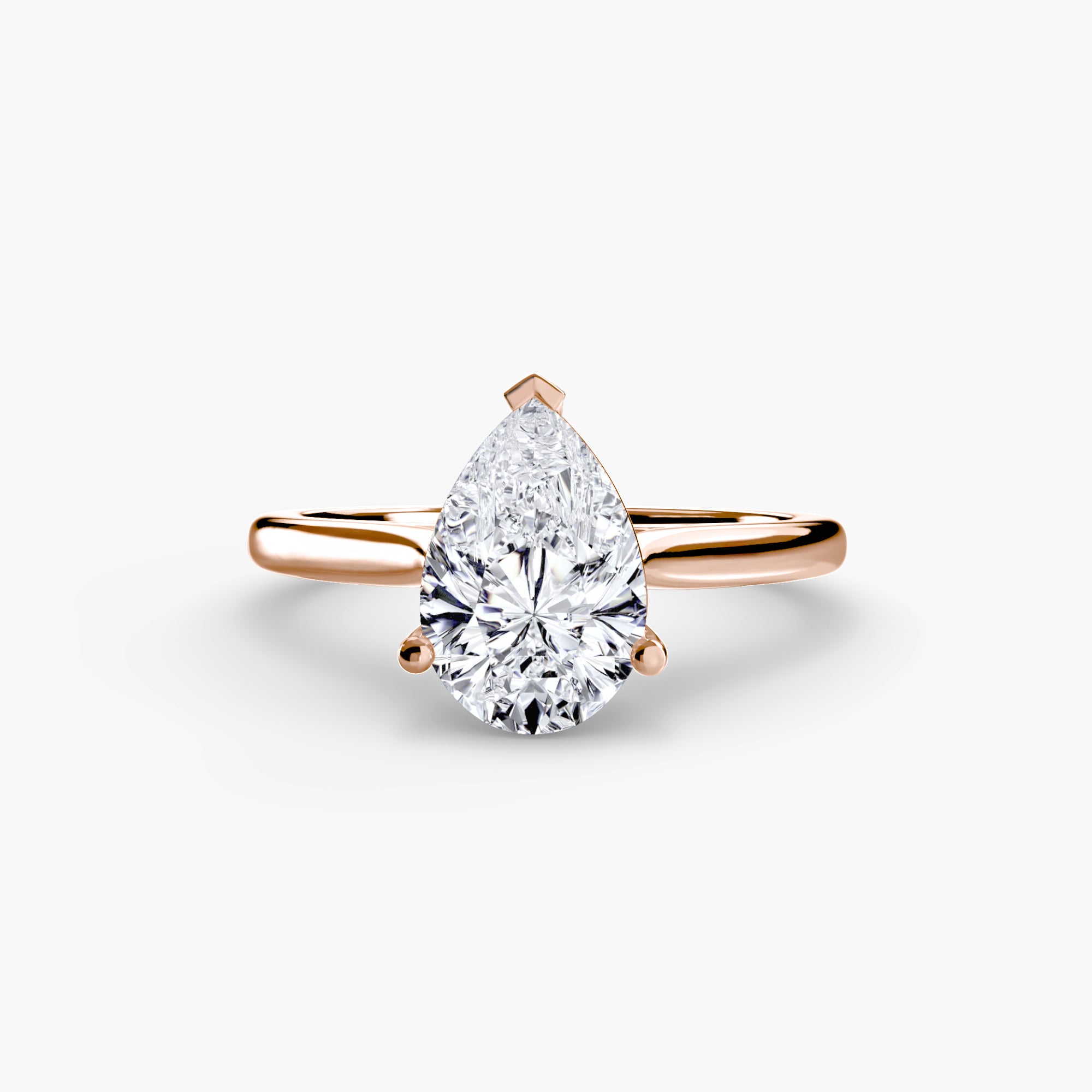 Modern Classic Solitaire Ring