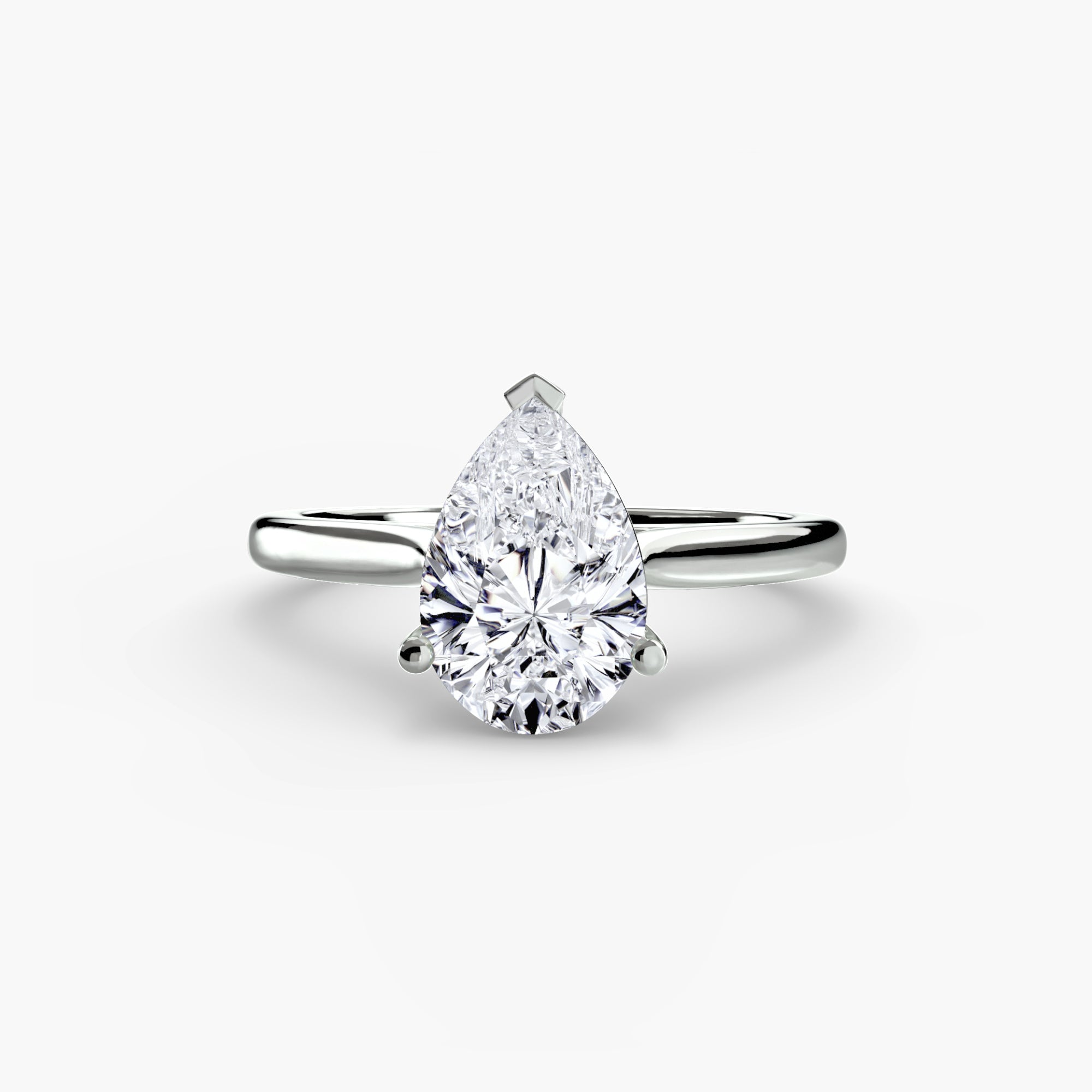 Modern Classic Solitaire Ring