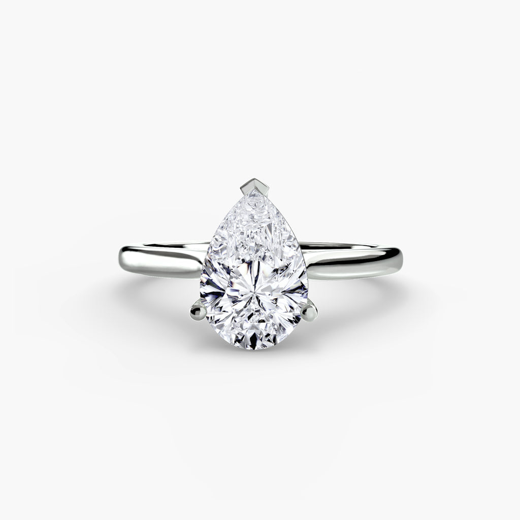 Modern Classic Solitaire Ring