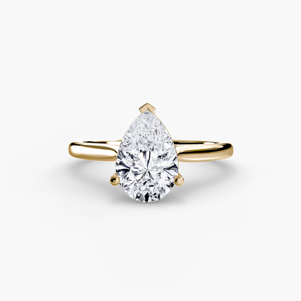 Modern Classic Solitaire Ring