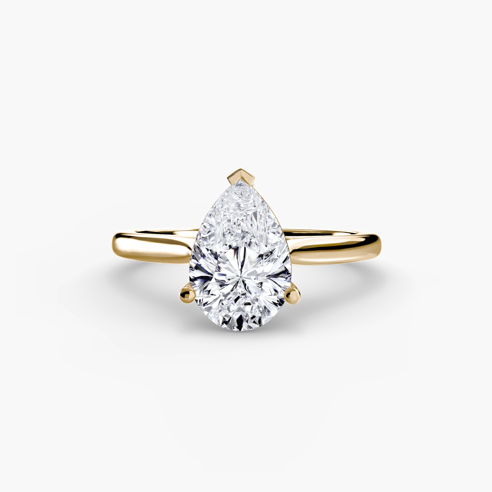 Modern Classic Solitaire Ring