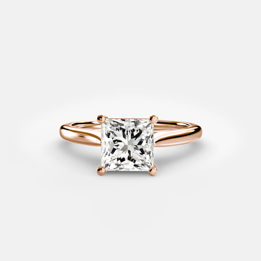 Modern Classic Solitaire Ring