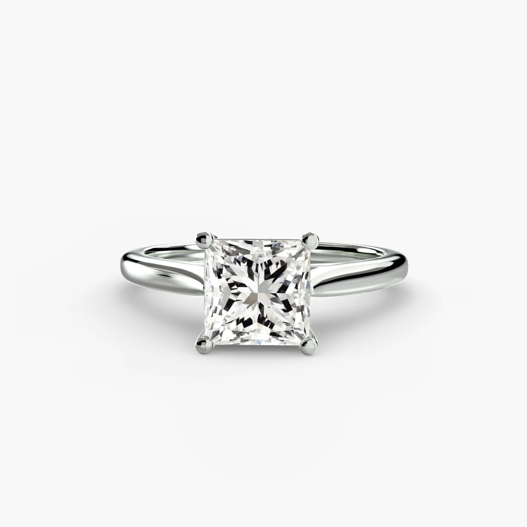 Modern Classic Solitaire Ring