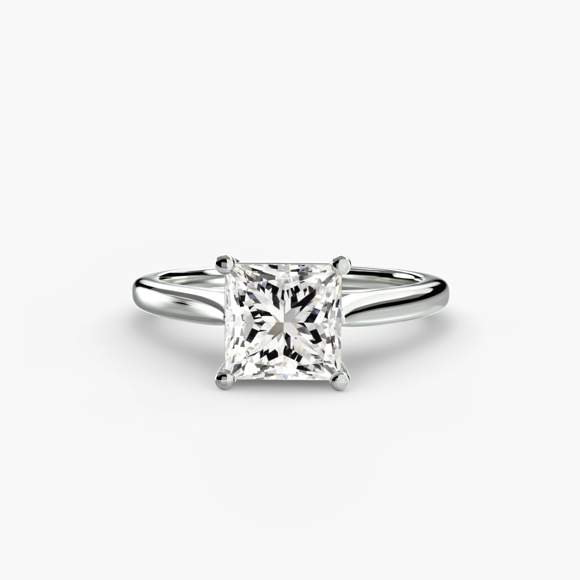 Modern Classic Solitaire Ring