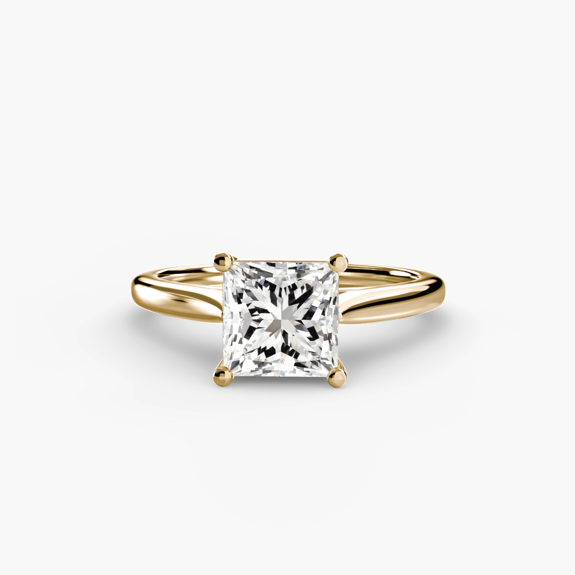 Modern Classic Solitaire Ring