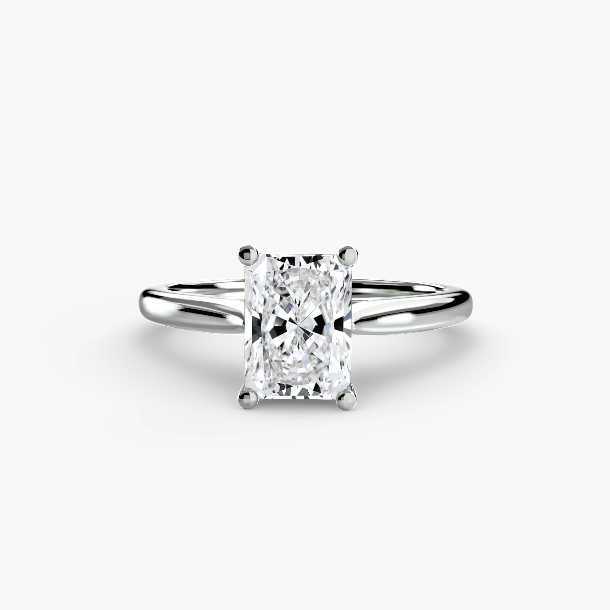 Modern Classic Solitaire Ring