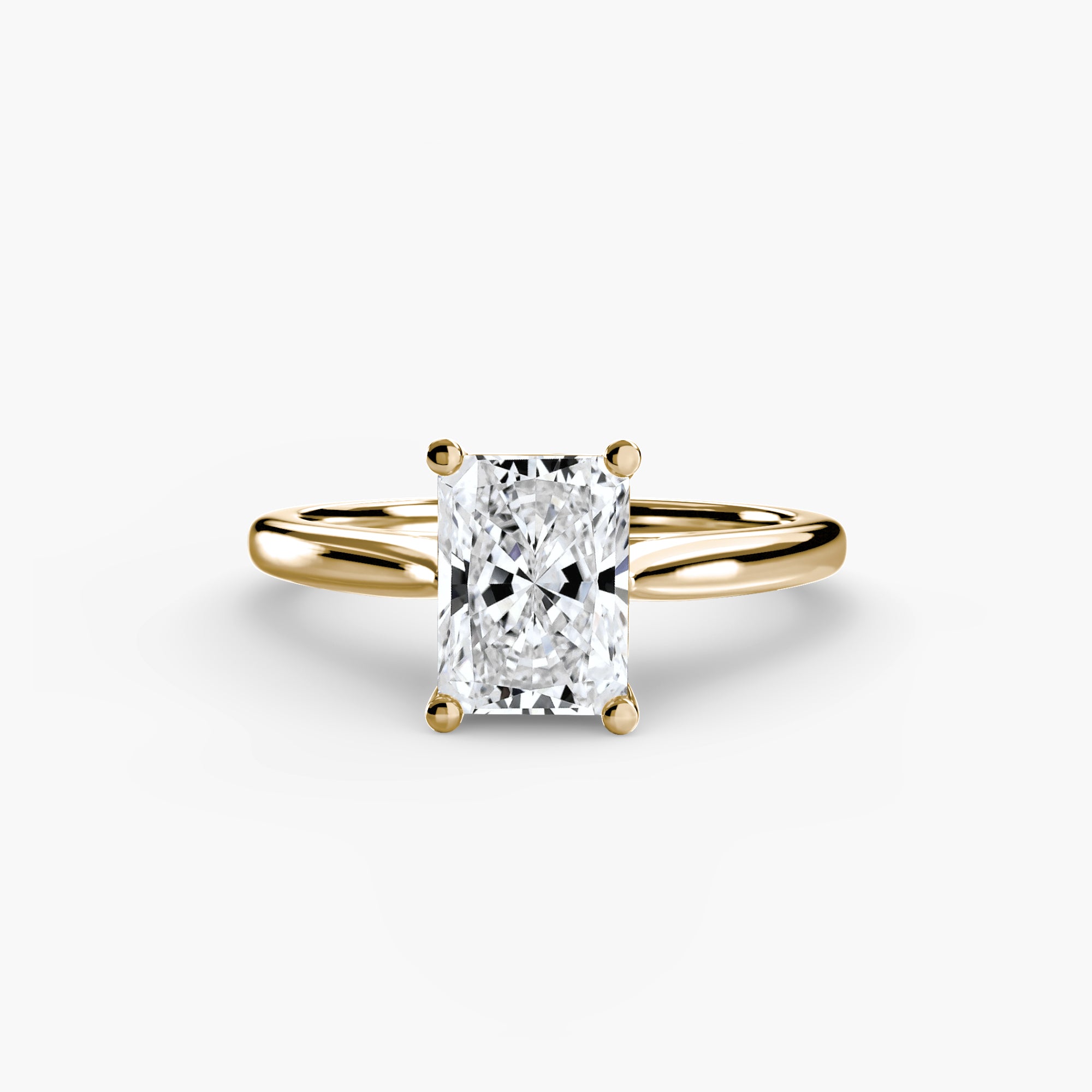Modern Classic Solitaire Ring