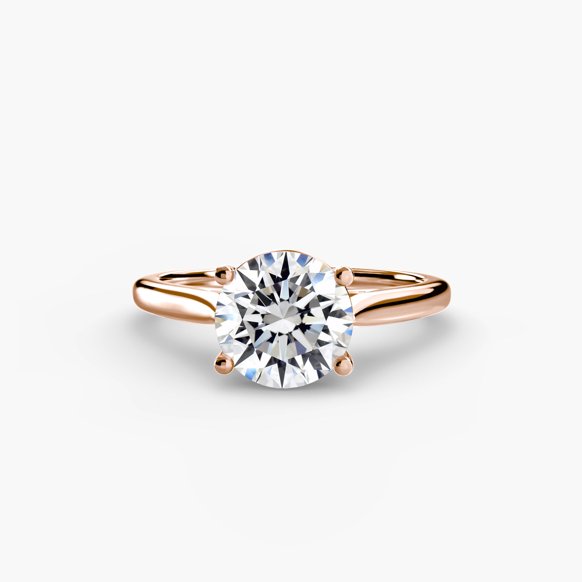 Modern Classic Solitaire Ring