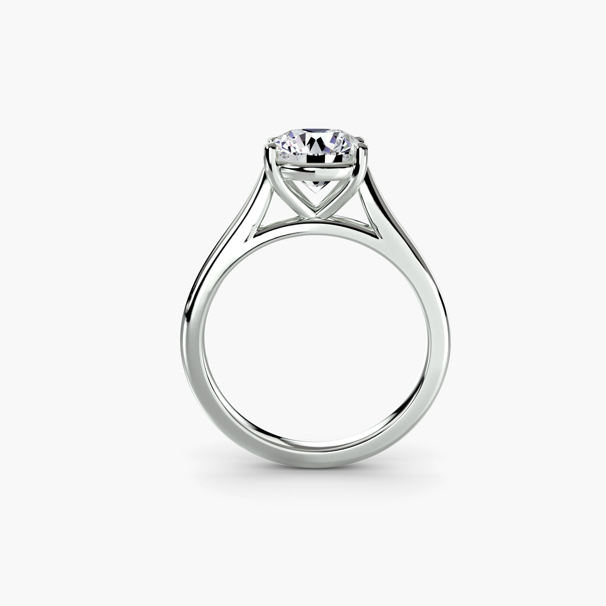 Modern Classic Solitaire Ring