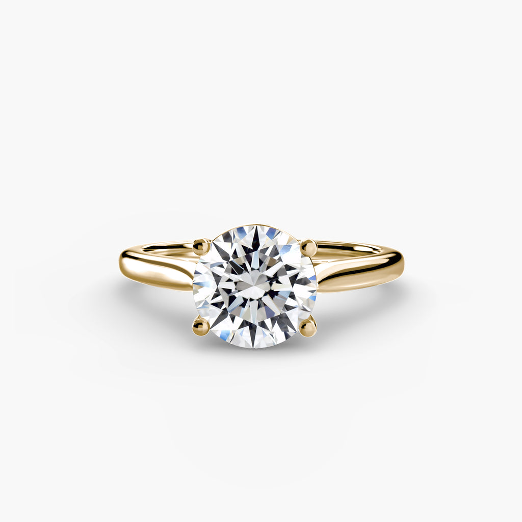 Modern Classic Solitaire Ring