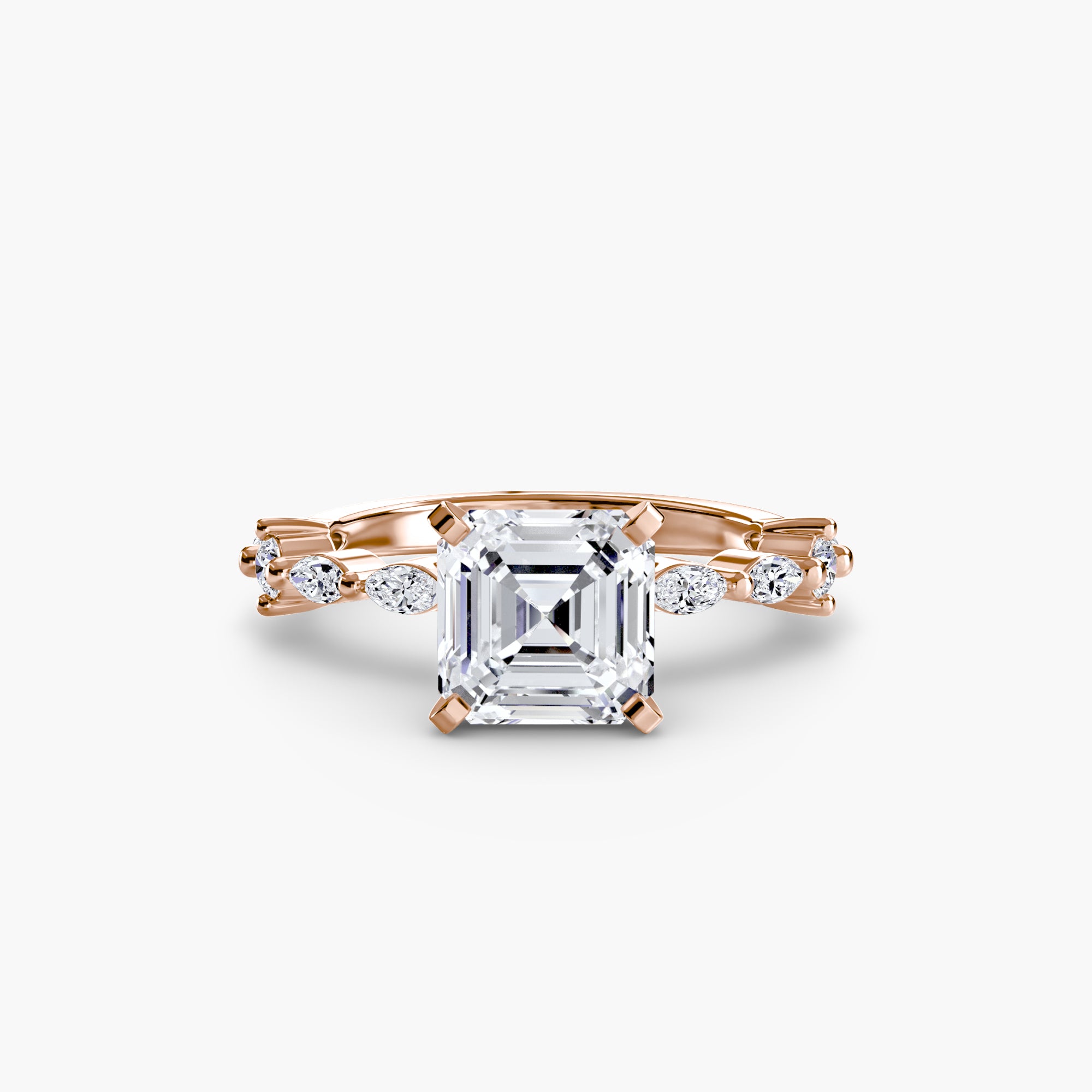 Dainty Band Diamond Ring
