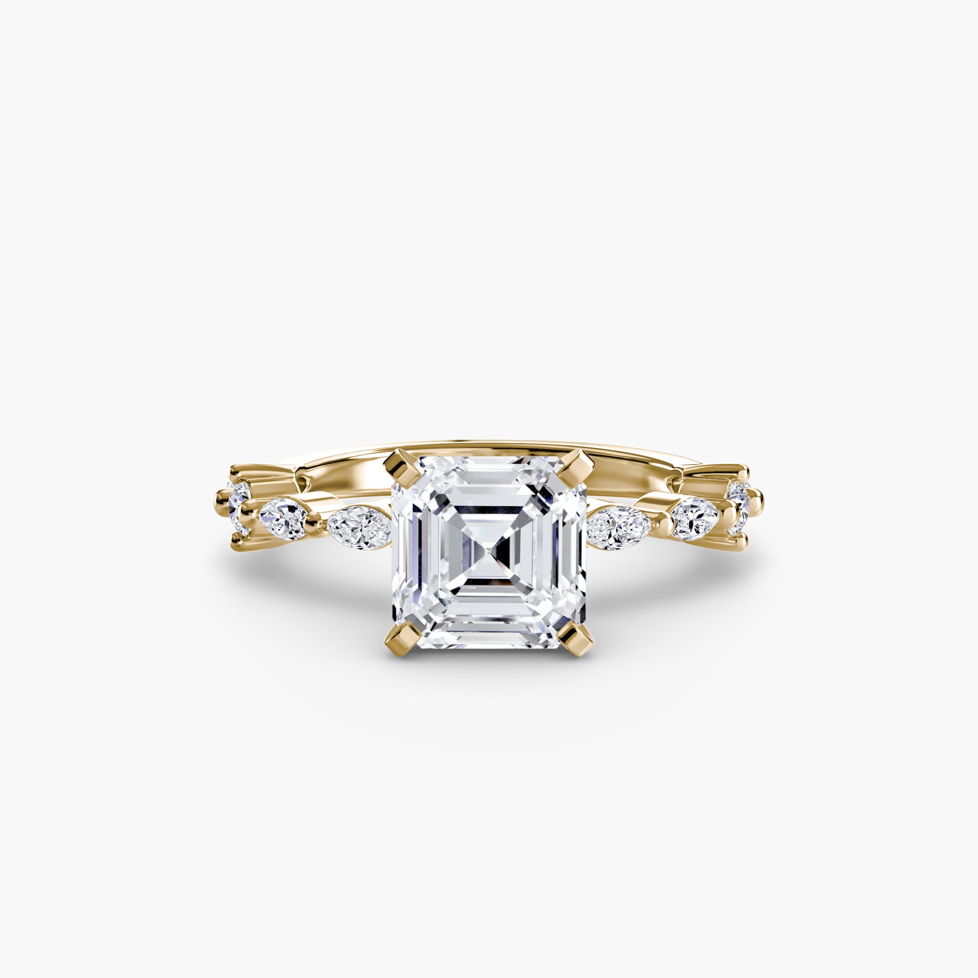 Dainty Band Diamond Ring