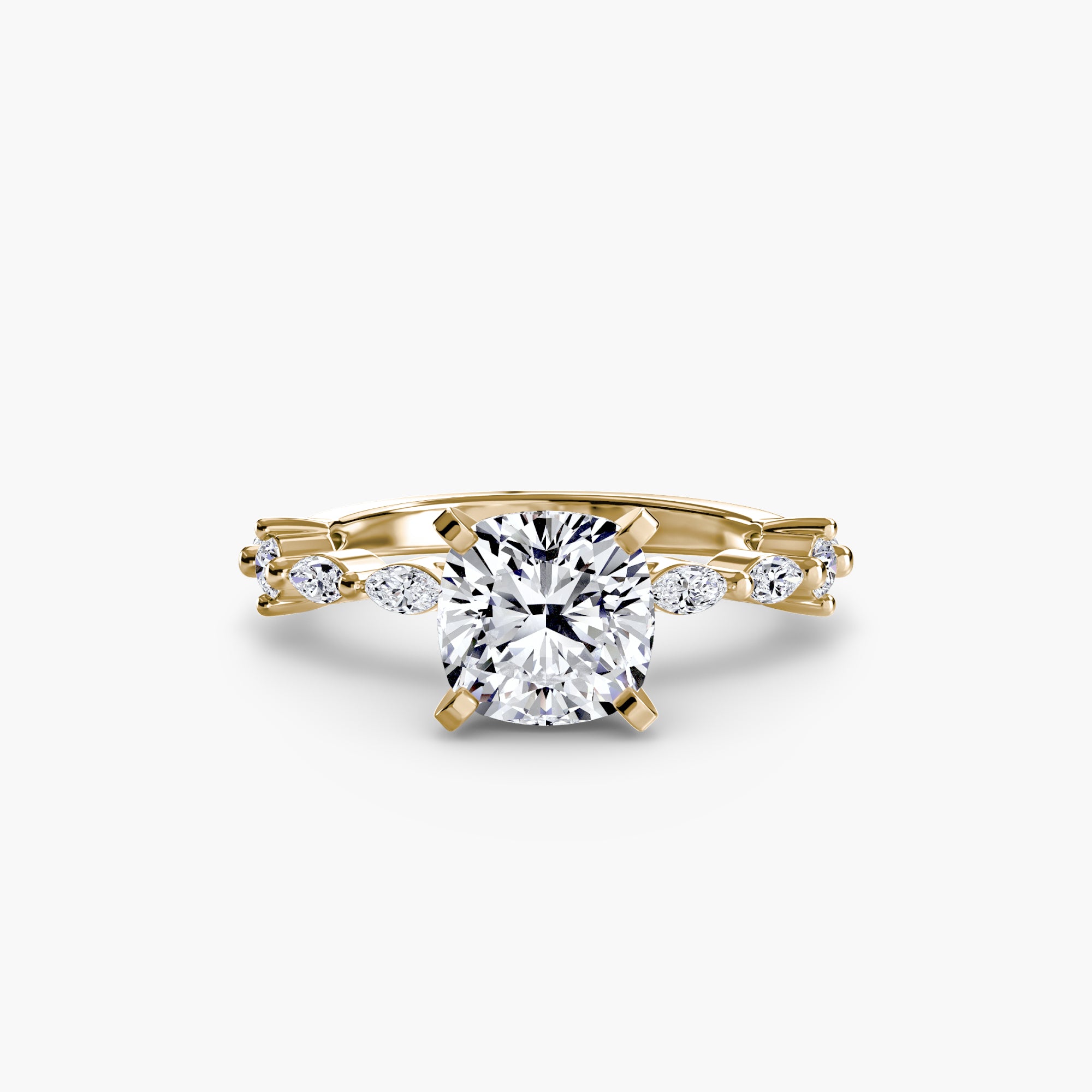 Dainty Band Diamond Ring