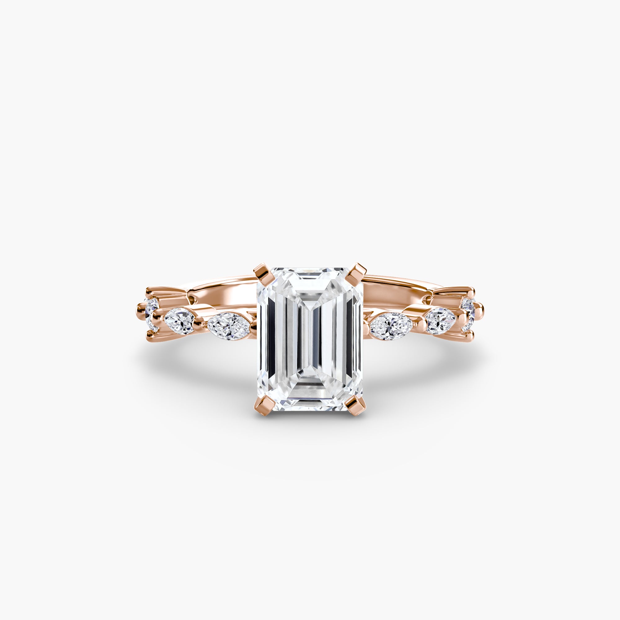 Dainty Band Diamond Ring