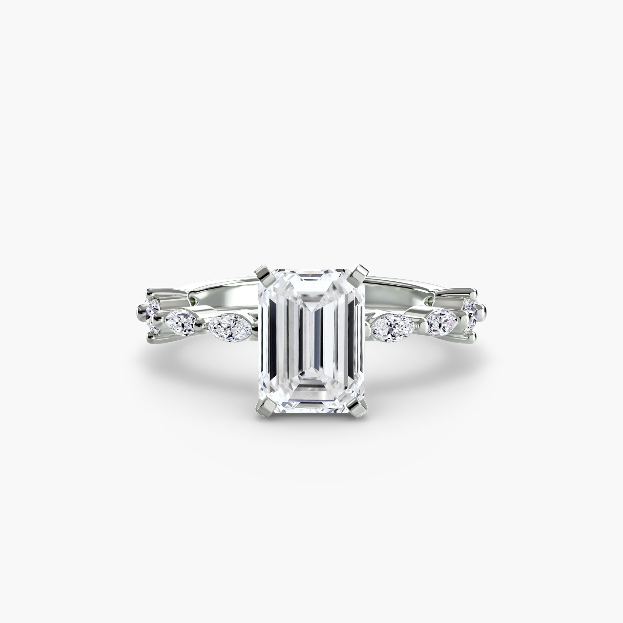 Dainty Band Diamond Ring