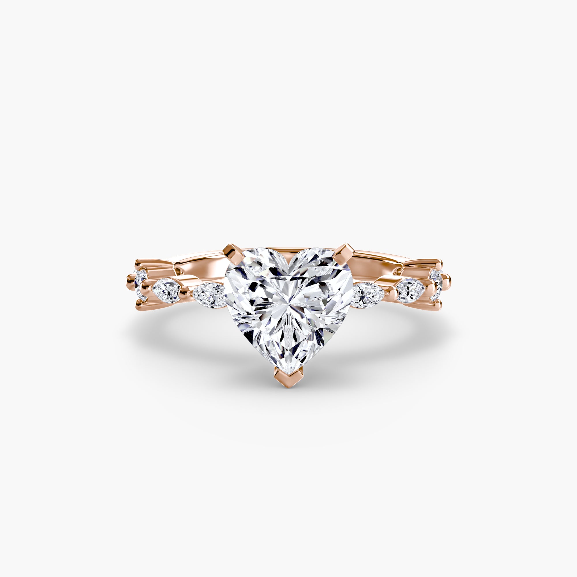 Dainty Band Diamond Ring