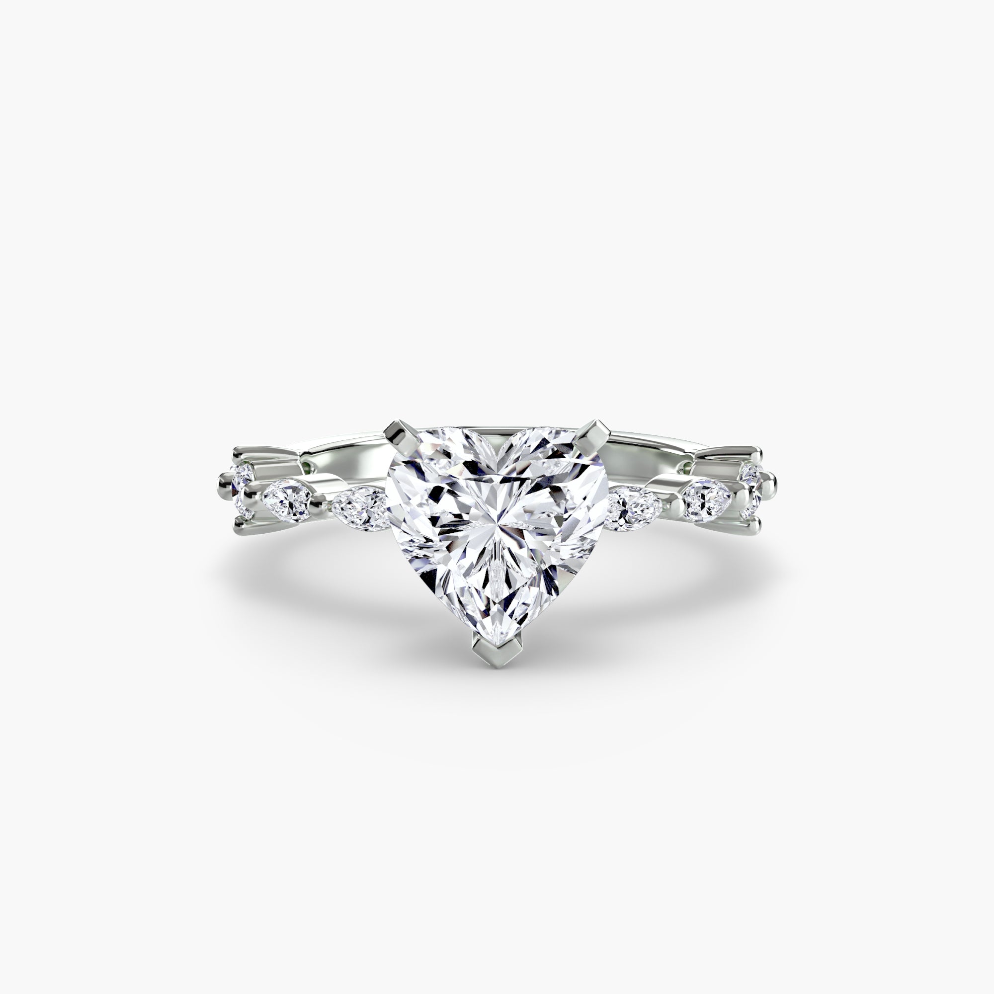 Dainty Band Diamond Ring