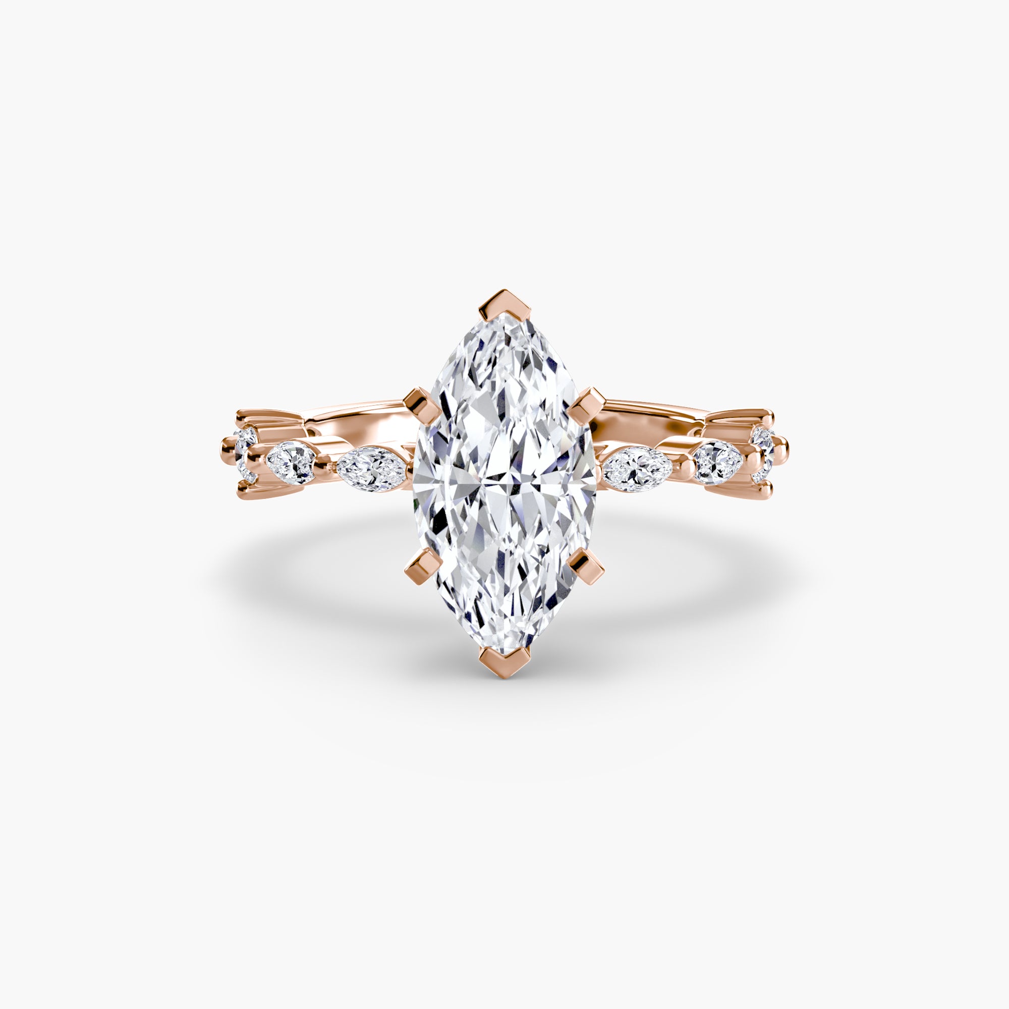 Dainty Band Diamond Ring