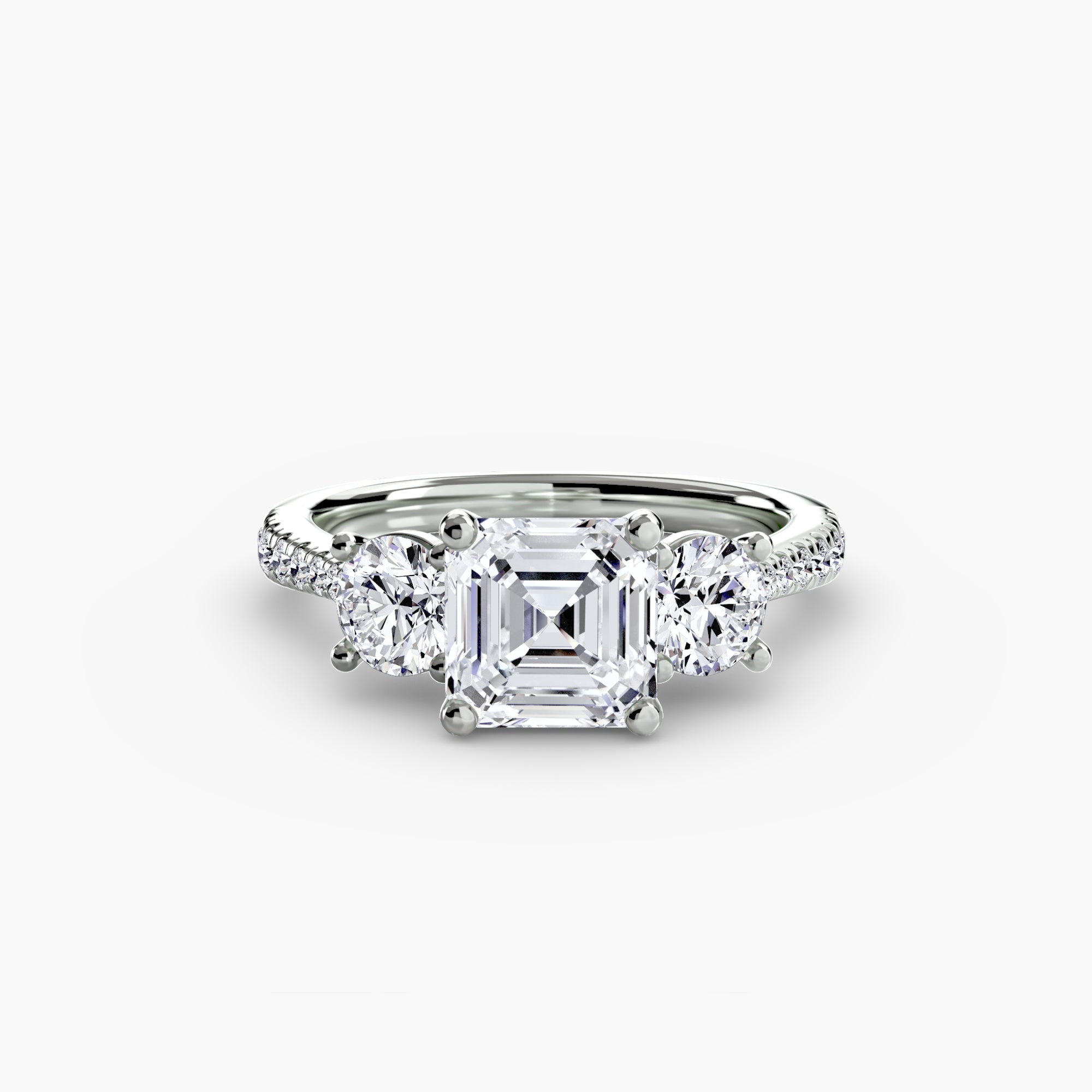 Classic Trilogy Diamond Ring