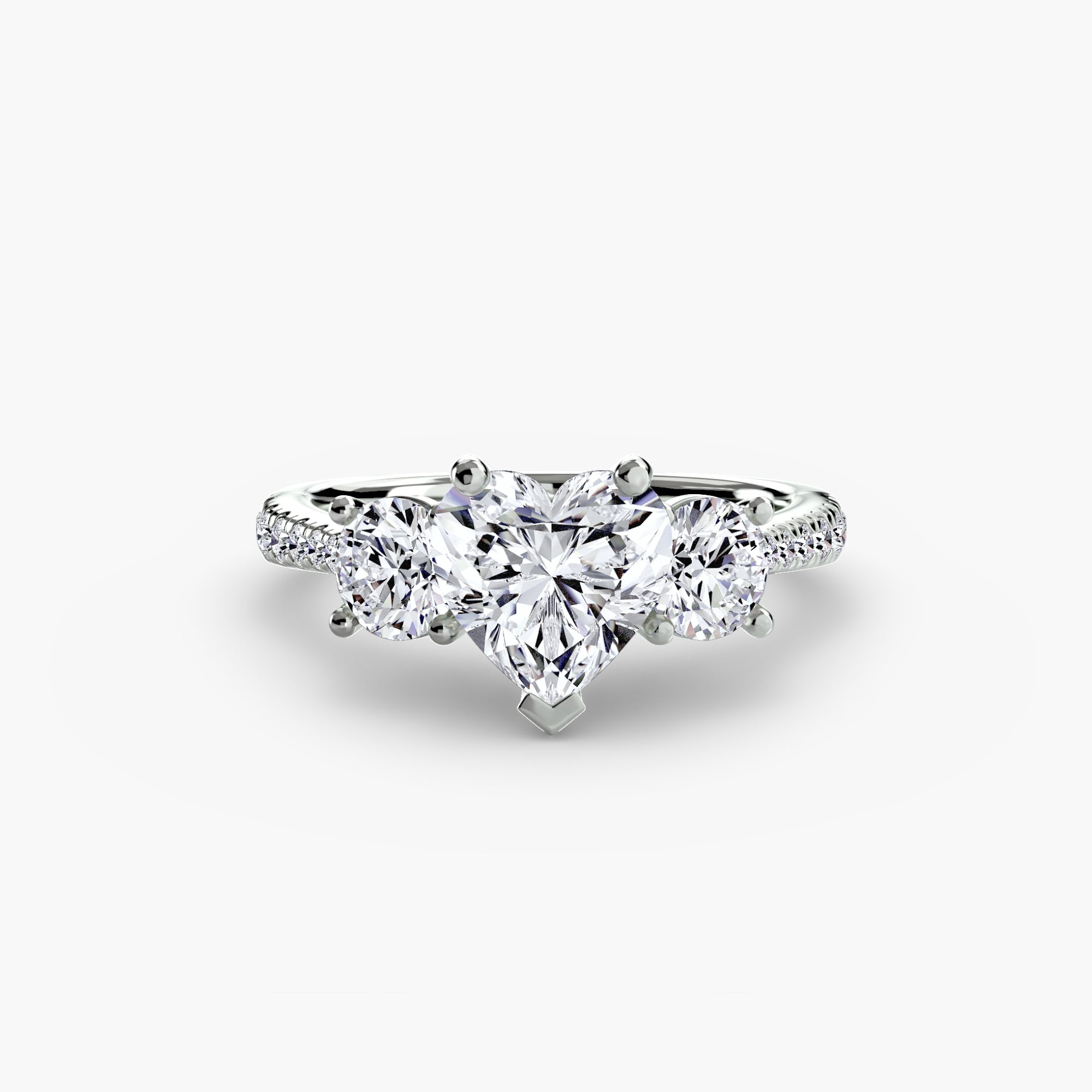 Classic Trilogy Diamond Ring