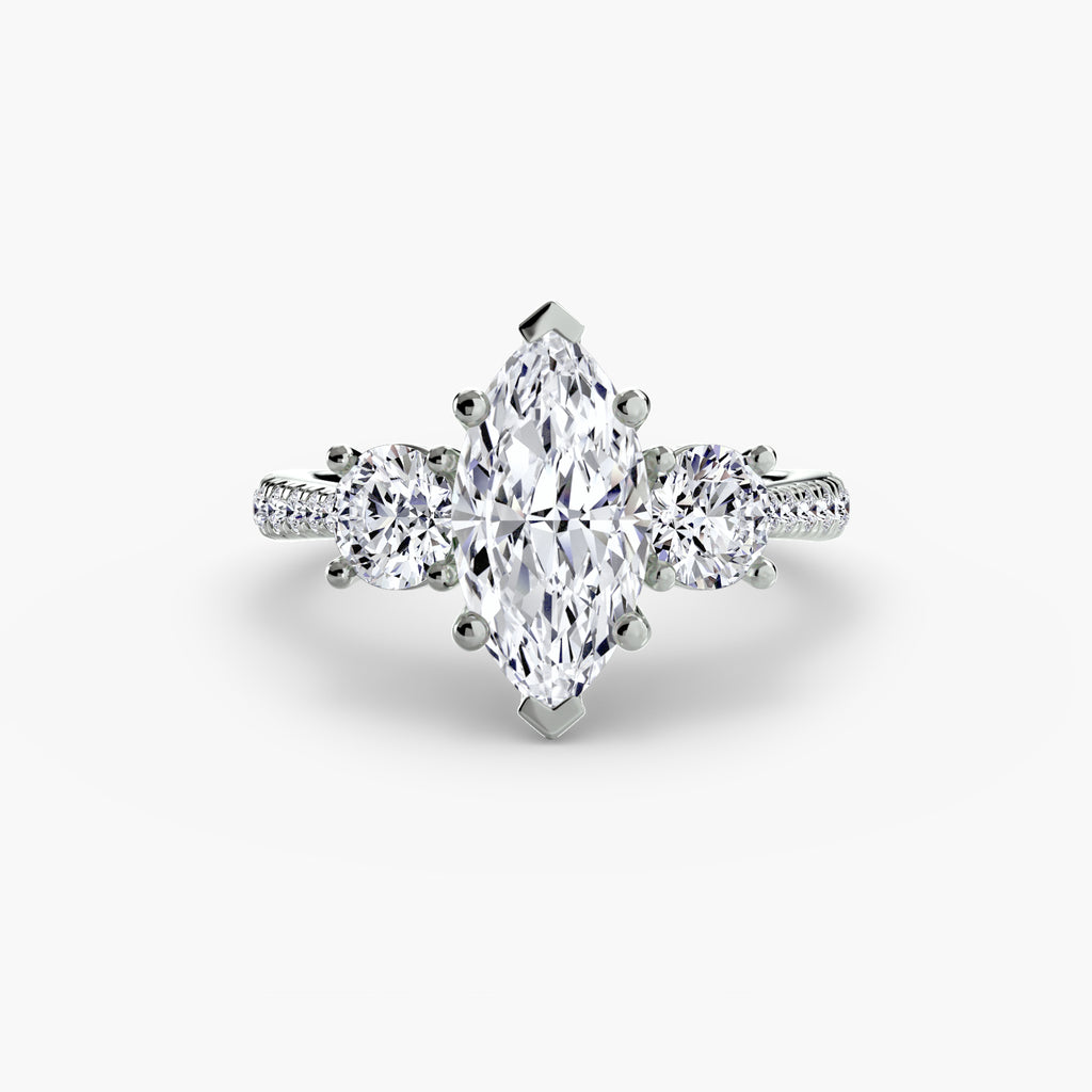 Classic Trilogy Diamond Ring