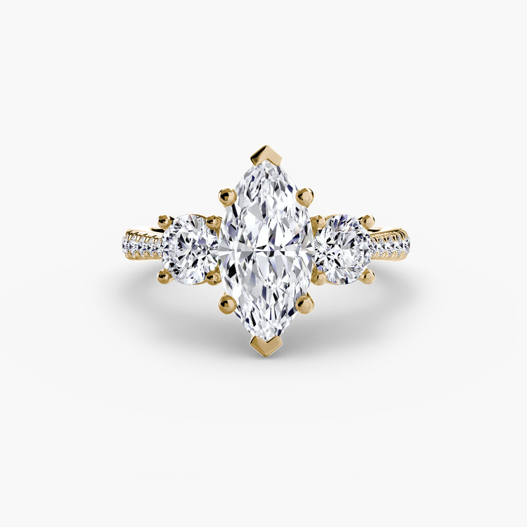 Classic Trilogy Diamond Ring