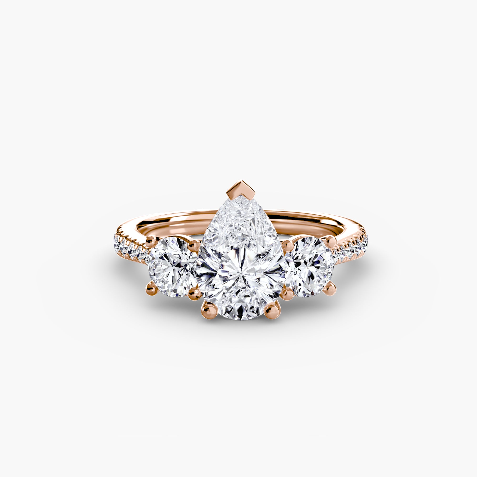 Classic Trilogy Diamond Ring