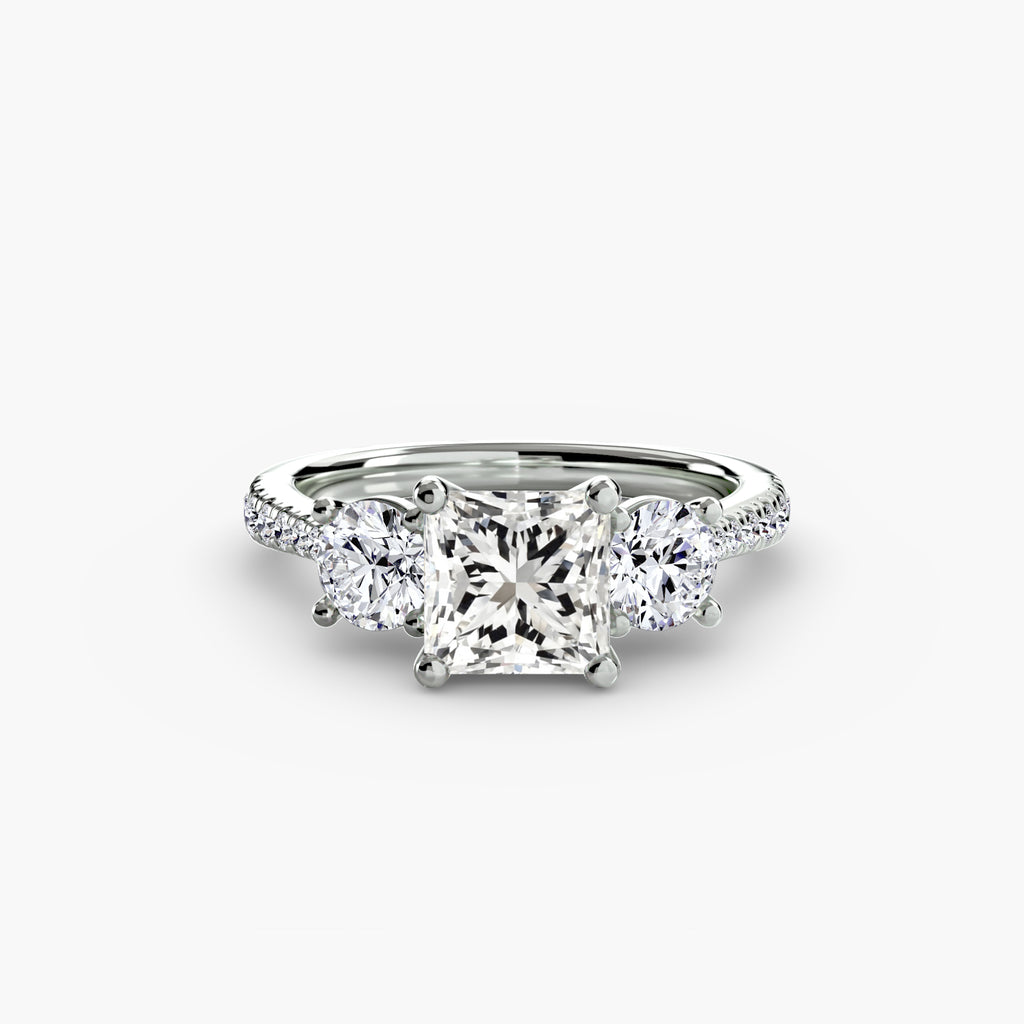 Classic Trilogy Diamond Ring