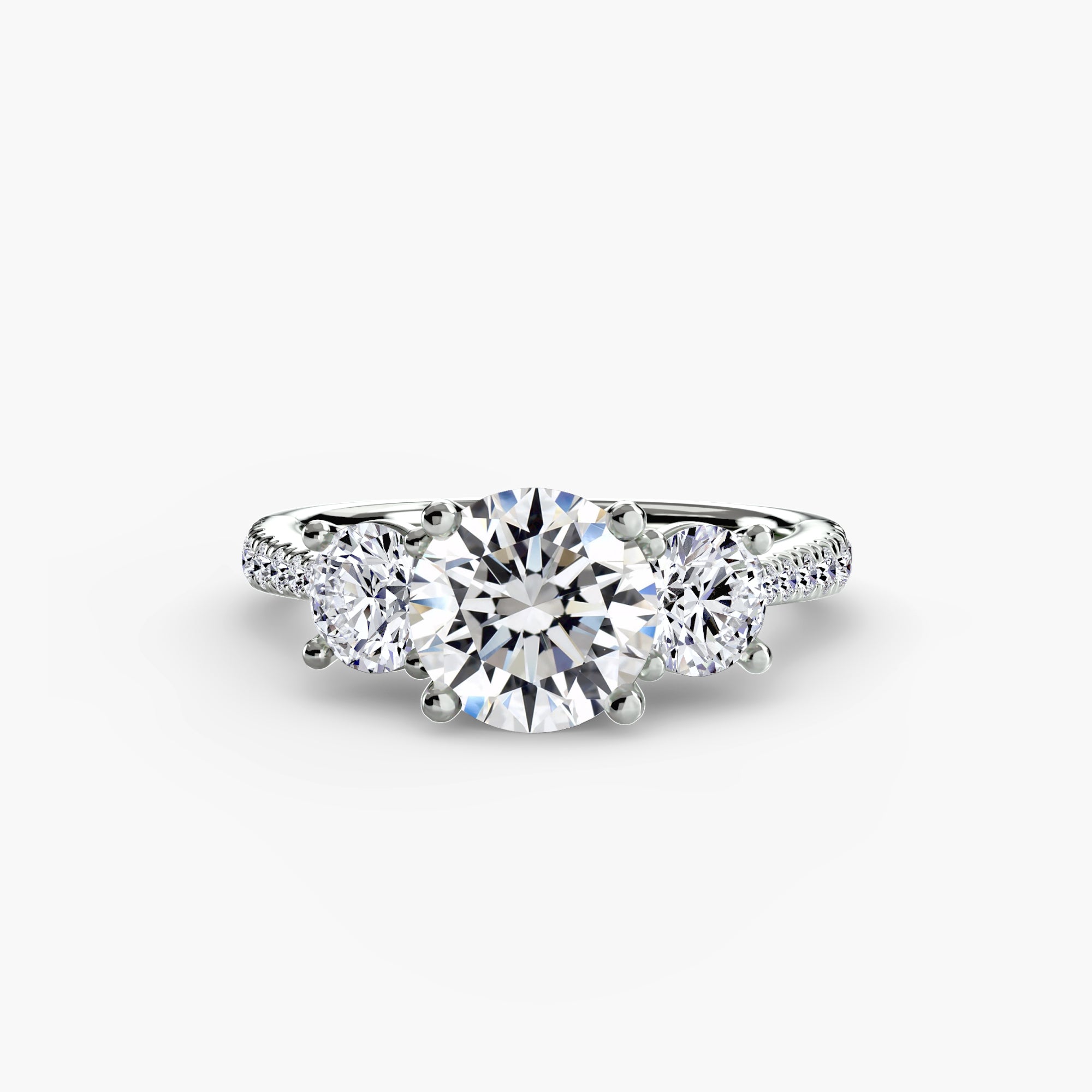 Classic Trilogy Diamond Ring