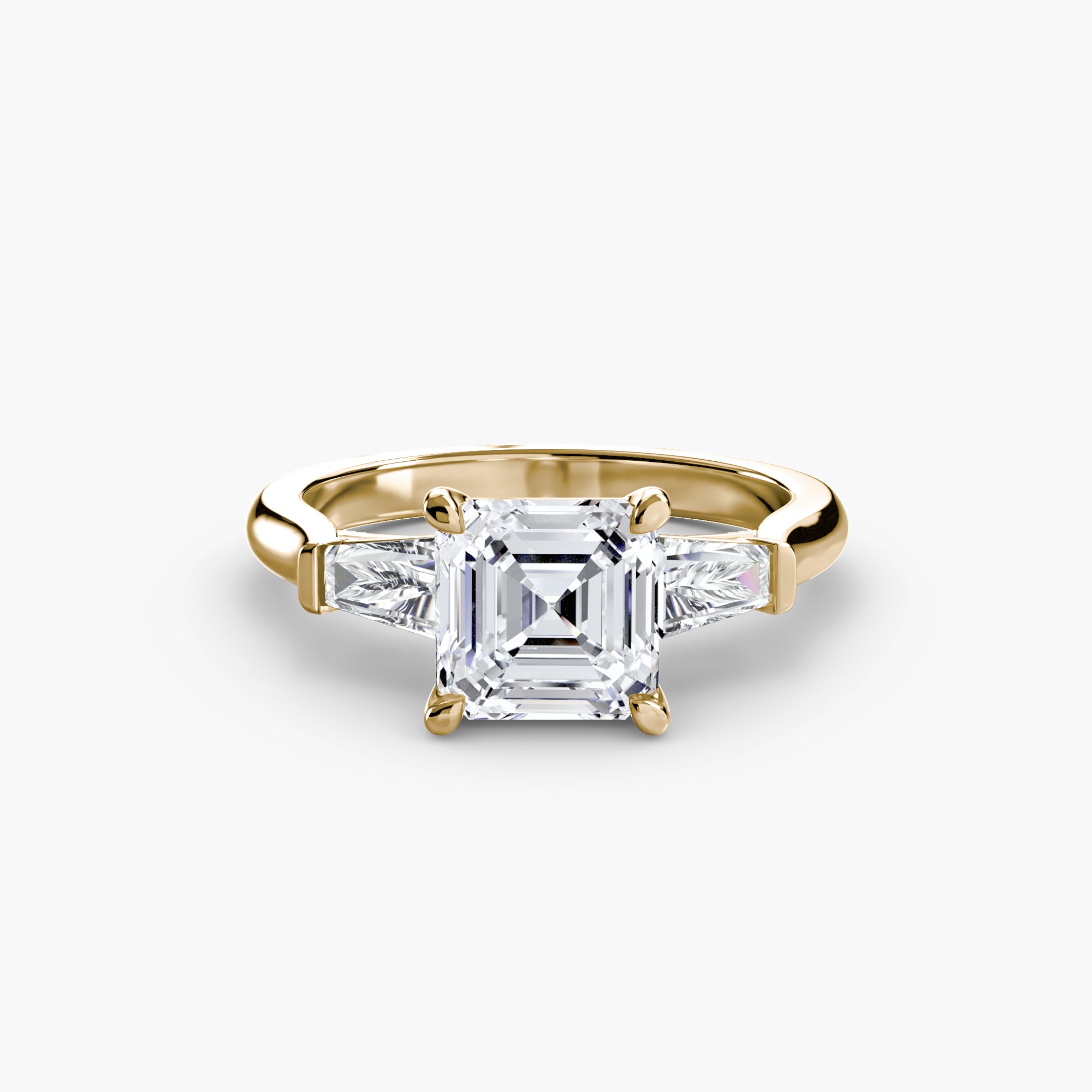 Baguette Trilogy Diamond Ring