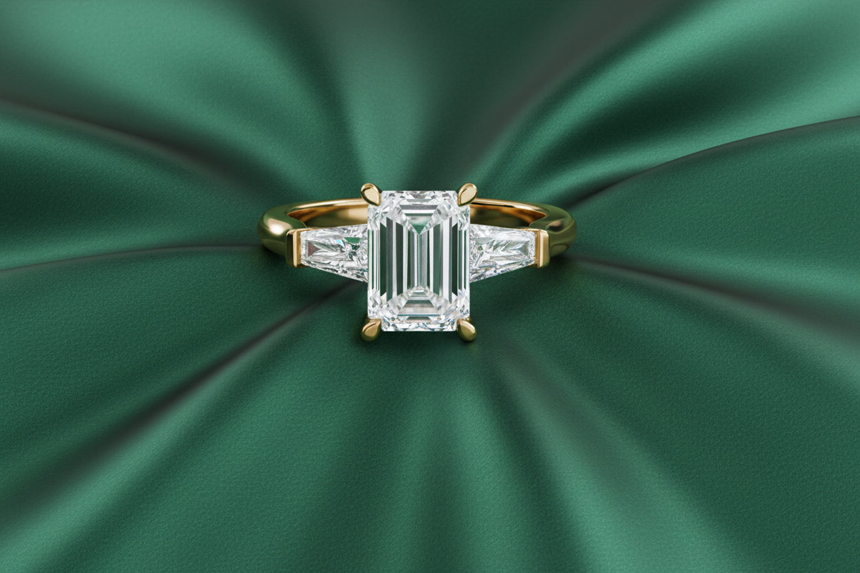 Baguette Trilogy Diamond Ring